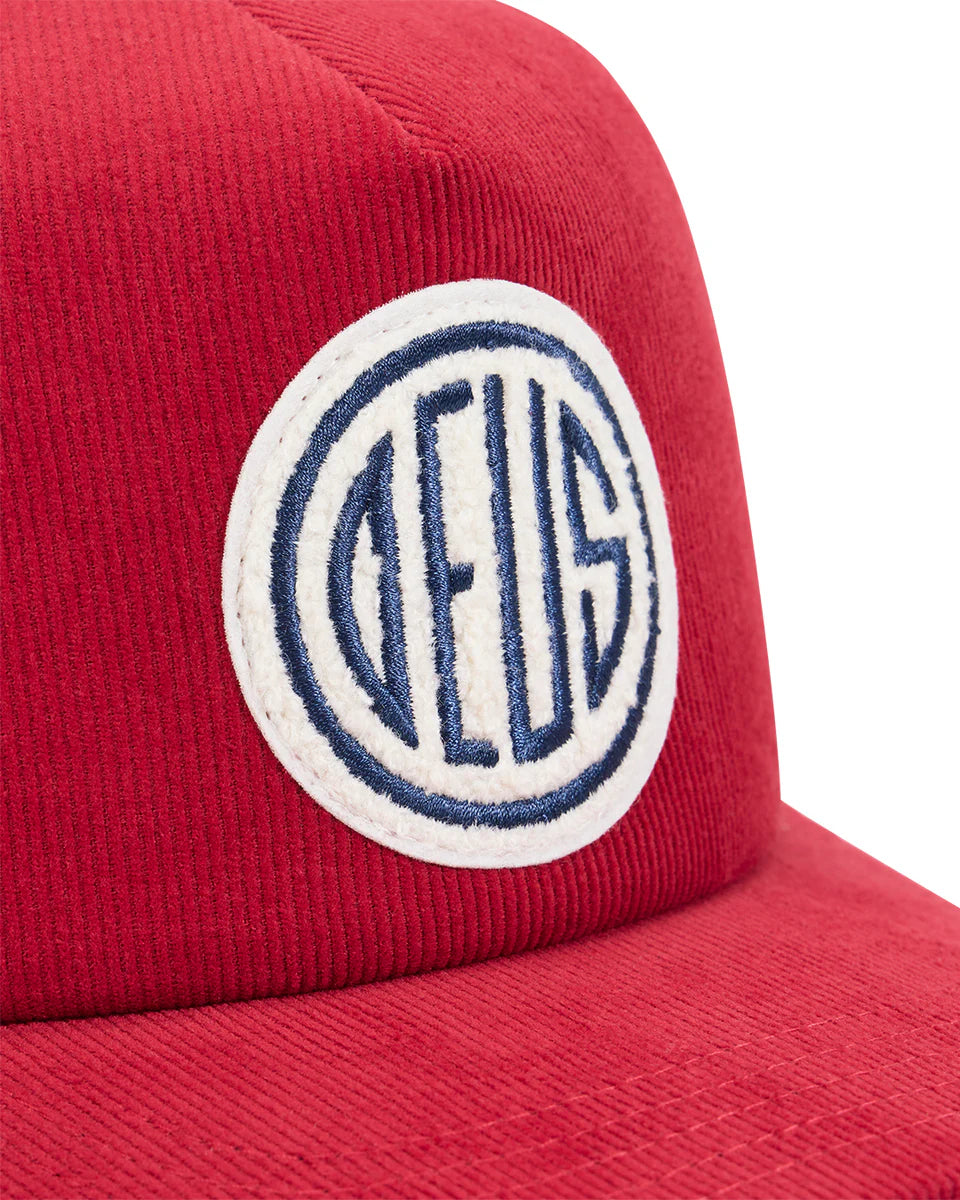 Deus Pill Cord Trucker — Ribbon Red — view 3