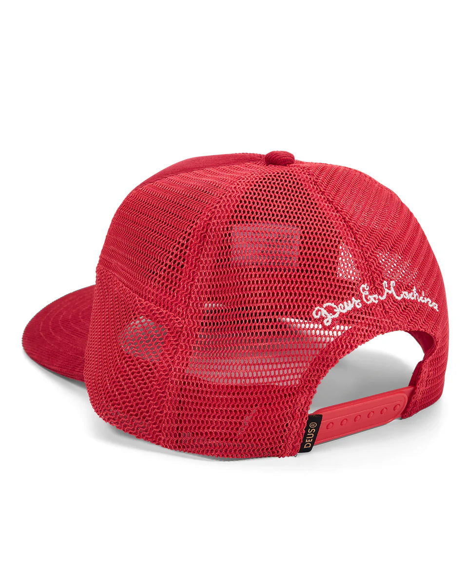 Deus Pill Cord Trucker — Ribbon Red — view 2