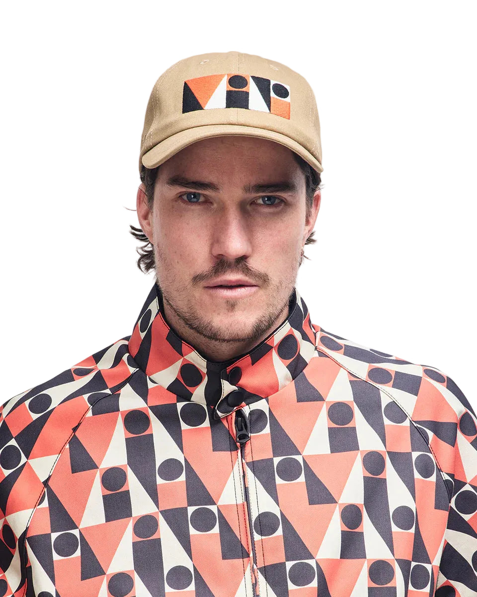 Deus Ex Machina Mini Mosaic Cap — Tan — front view