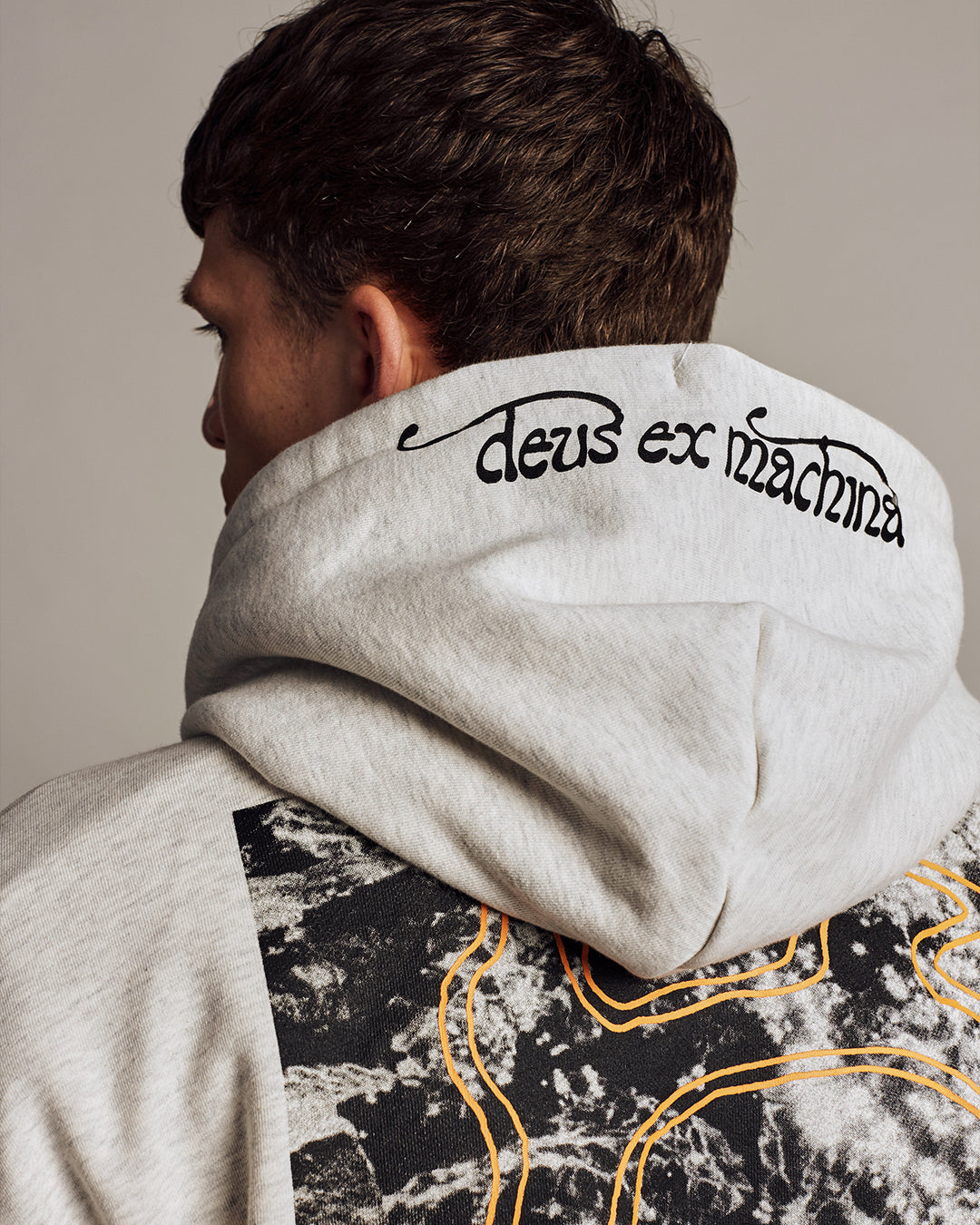 Migration Hoodie - Light Grey Marle|Model
