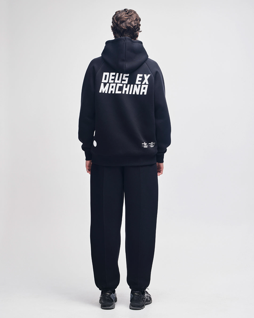 DEUS EX MACHINA YOU CAN BE FIRST HOODIE - BLACK