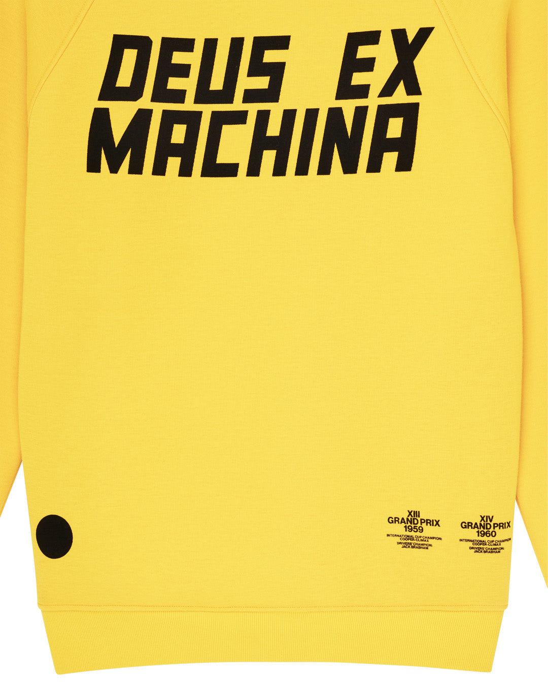 DEUS EX MACHINA YOU CAN BE FIRST HOODIE - SPECTRA YELLOW