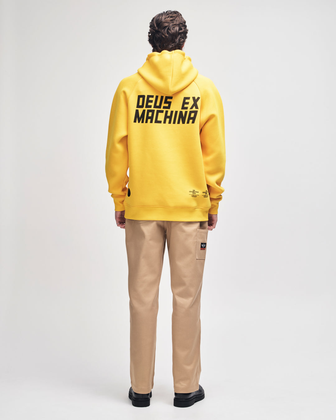 DEUS EX MACHINA YOU CAN BE FIRST HOODIE - SPECTRA YELLOW