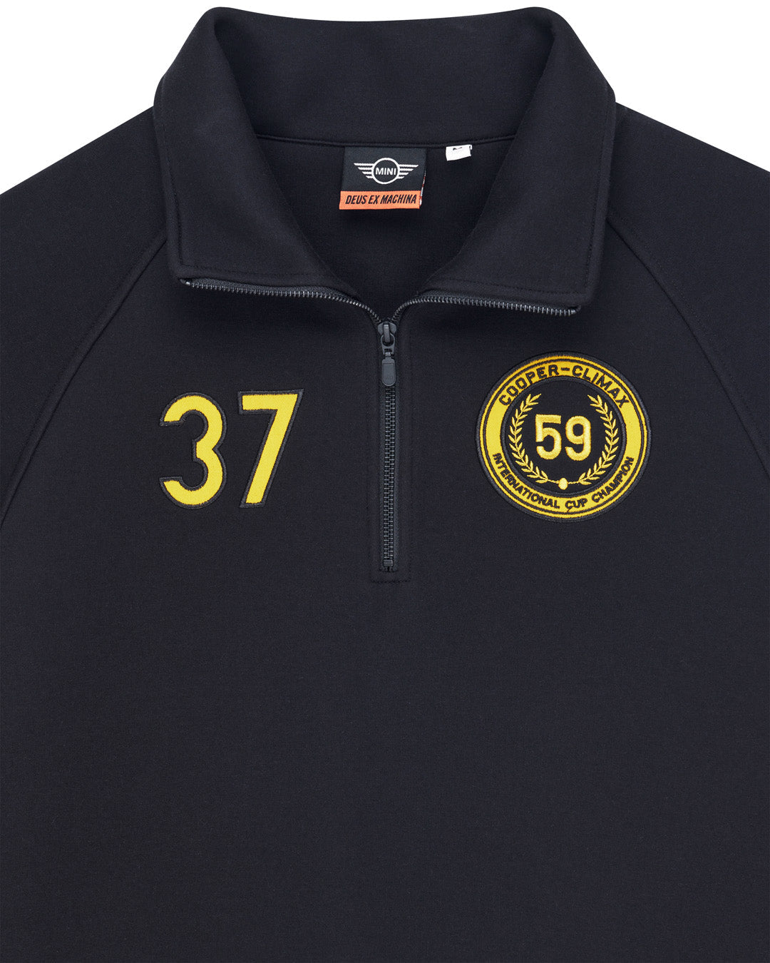 DEUS EX MACHINA CC 1/4 ZIP FLEECE - BLACK