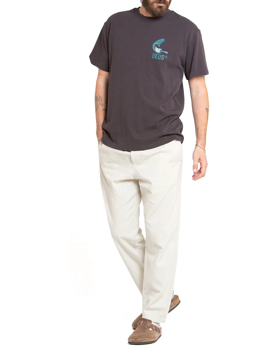 DEUS EX MACHINA CANGGU ADDRESS TEE - ANTHRACITE