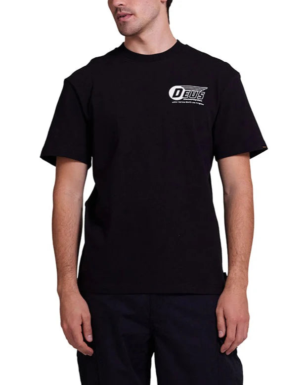 Deus Ex Machina Stranger Tee — Anthracite — view 2