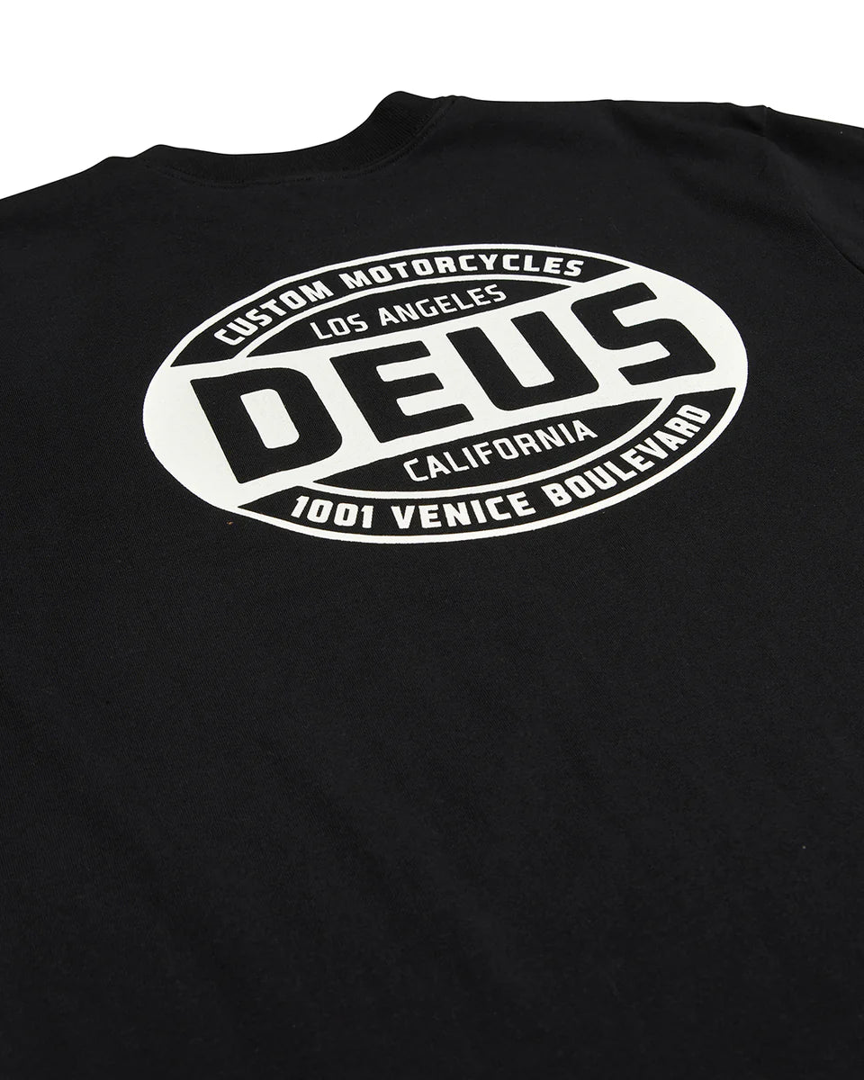 Deus Ex Machina Stranger Tee — Anthracite — view 4