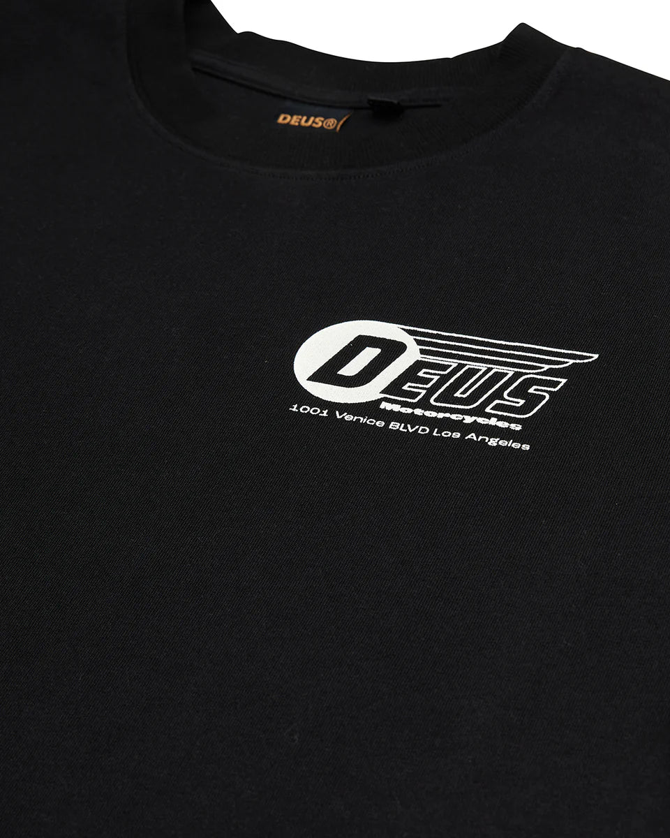 Deus Ex Machina Stranger Tee — Anthracite — view 3