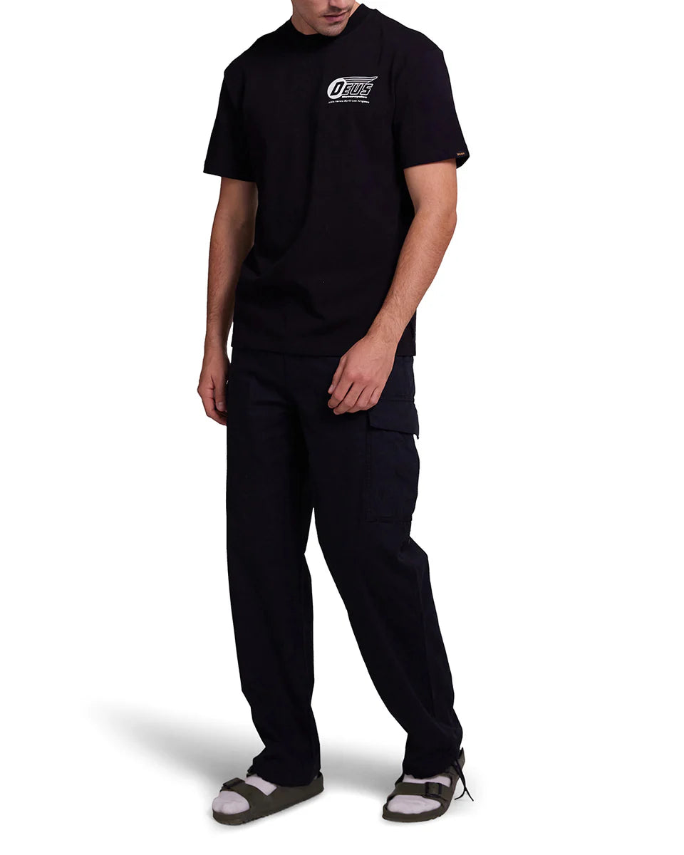 Deus Ex Machina Stranger Tee — Anthracite — view 7