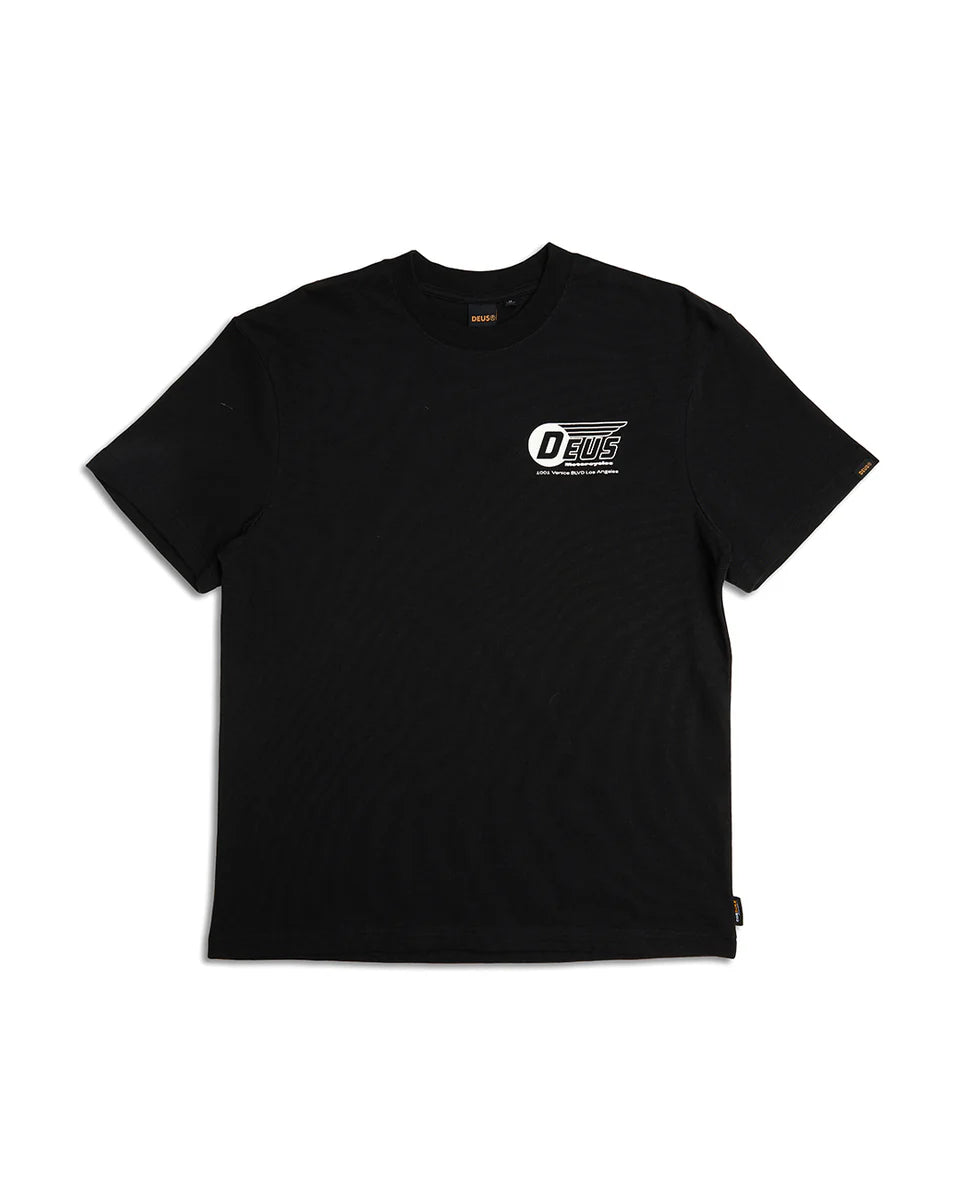 Deus Ex Machina Stranger Tee — Anthracite — view 6