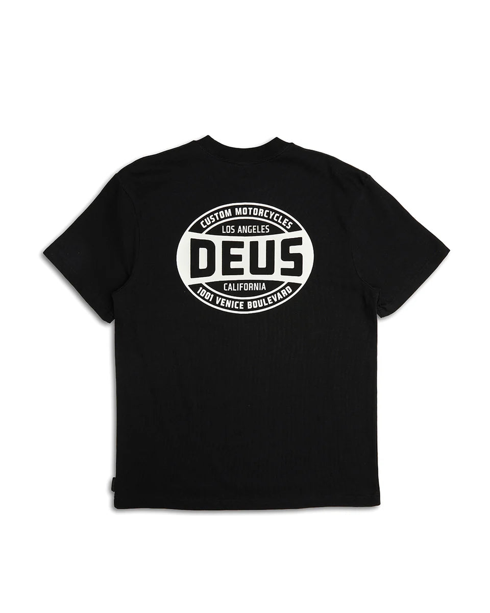 Deus Ex Machina Stranger Tee — Anthracite — view 5