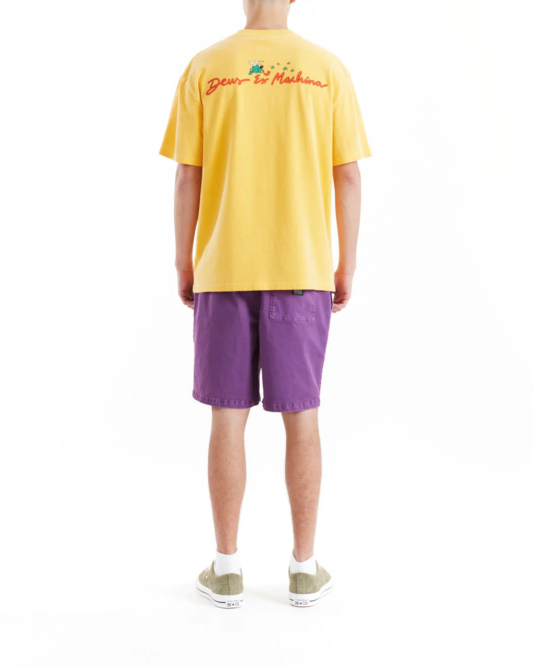 DEUS EX MACHINA ISLAND GROOVE TEE - RADIANT YELLOW