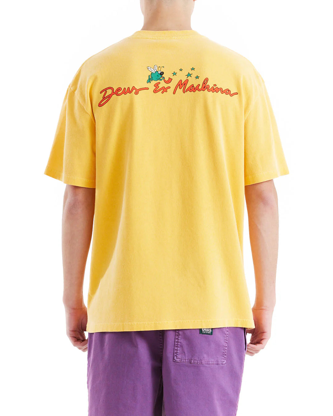 DEUS EX MACHINA ISLAND GROOVE TEE - RADIANT YELLOW
