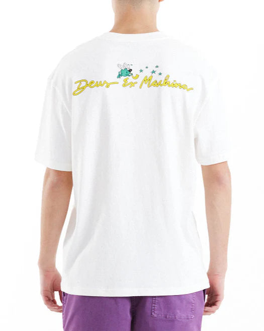 DEUS EX MACHINA ISLAND GROOVE TEE - VINTAGE WHITE