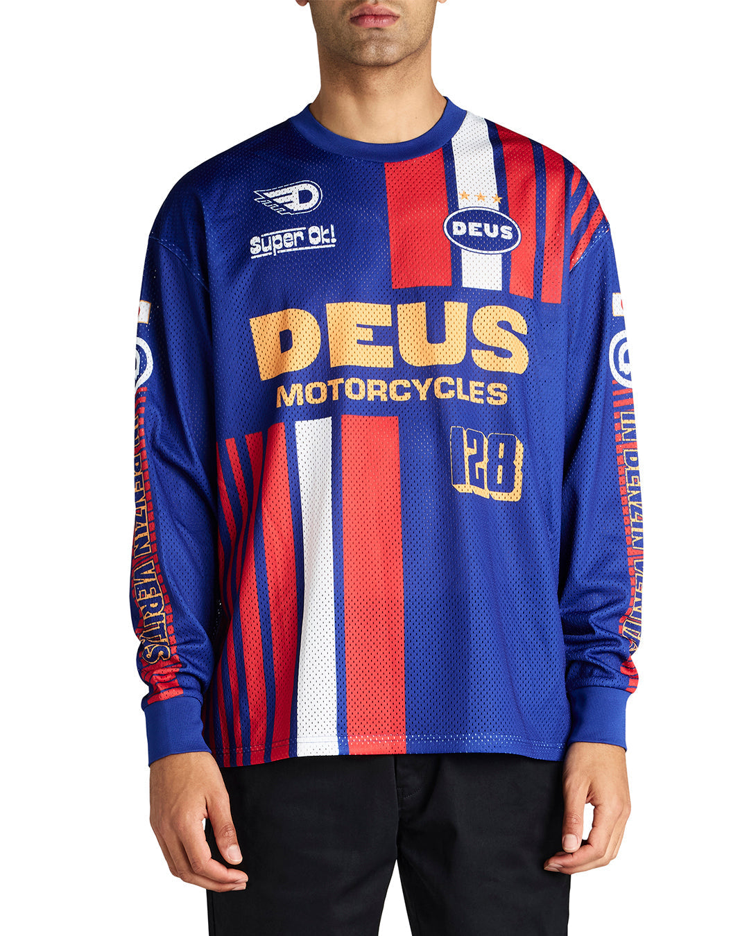Lay Off Moto Jersey - Sodalite Blue|Model
