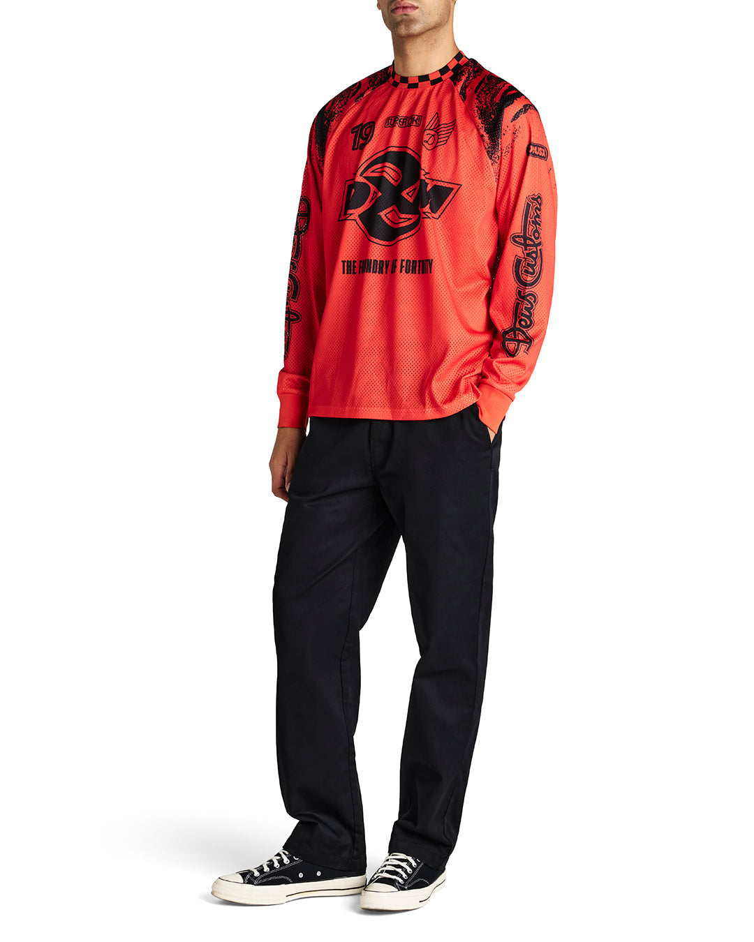 DEUS EX MACHINA CENTRE SPOT MOTO JERSEY - FIESTA