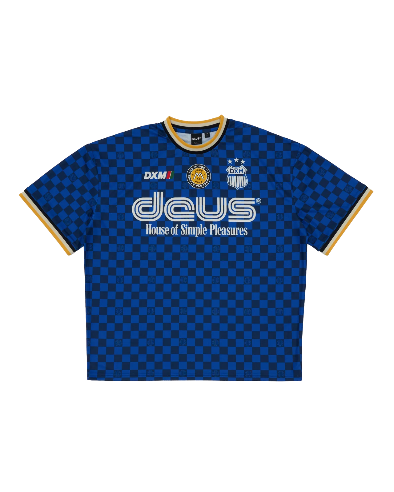 DEUS EX MACHINA SHOWROOM MOTO JERSEY - LAPIS BLUE