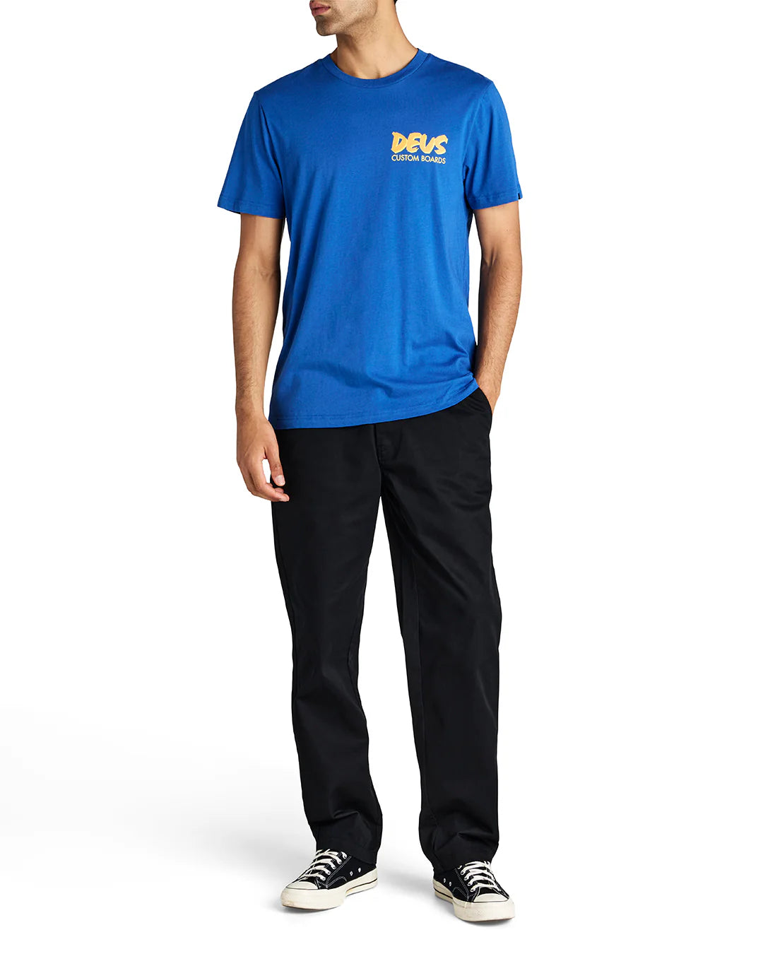 DEUS EX MACHINA GONZ TEE - BRIGHT COBALT