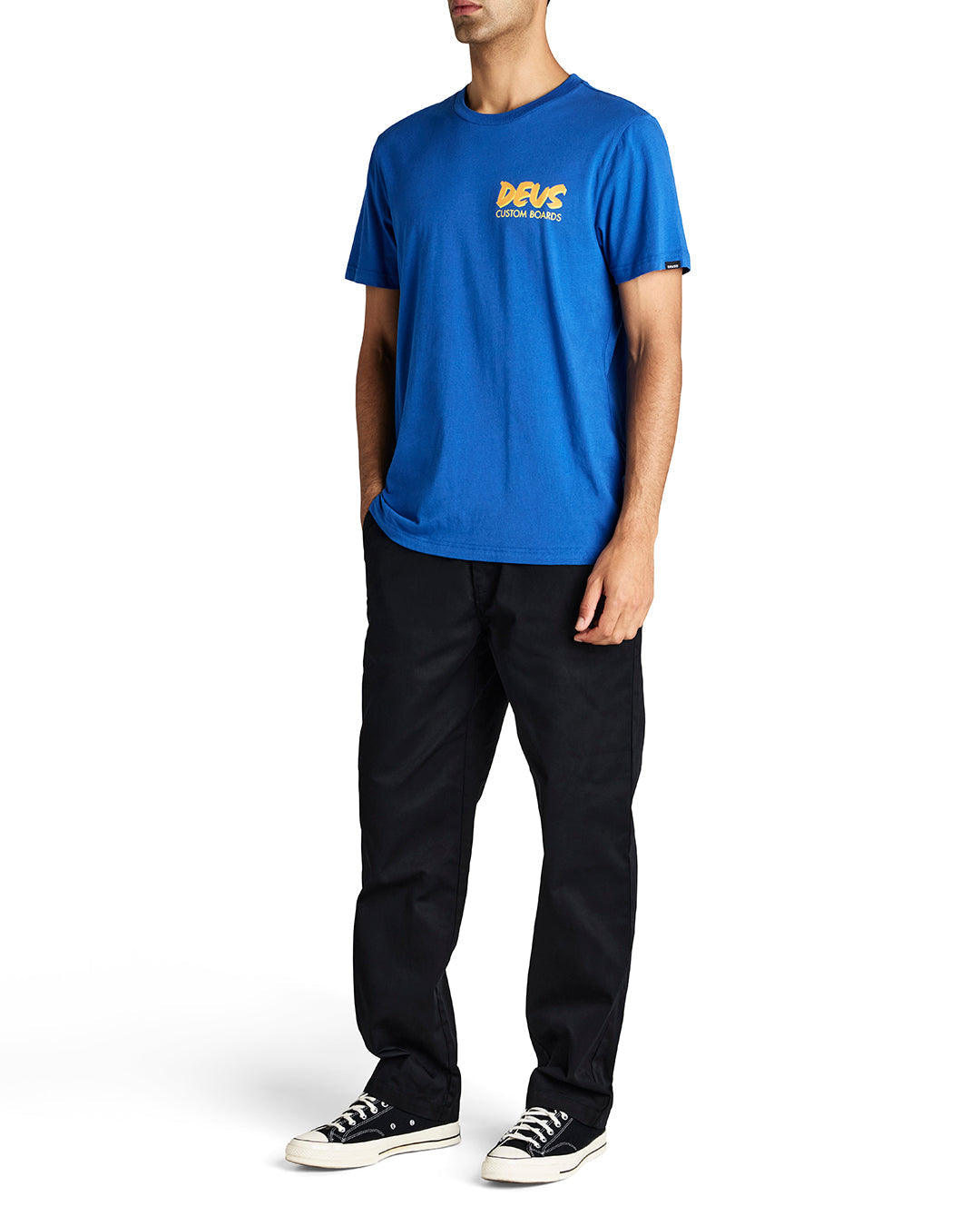 DEUS EX MACHINA GONZ TEE - BRIGHT COBALT