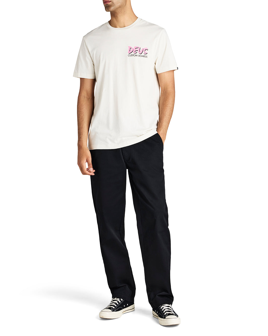 DEUS EX MACHINA GONZ TEE - VINTAGE WHITE