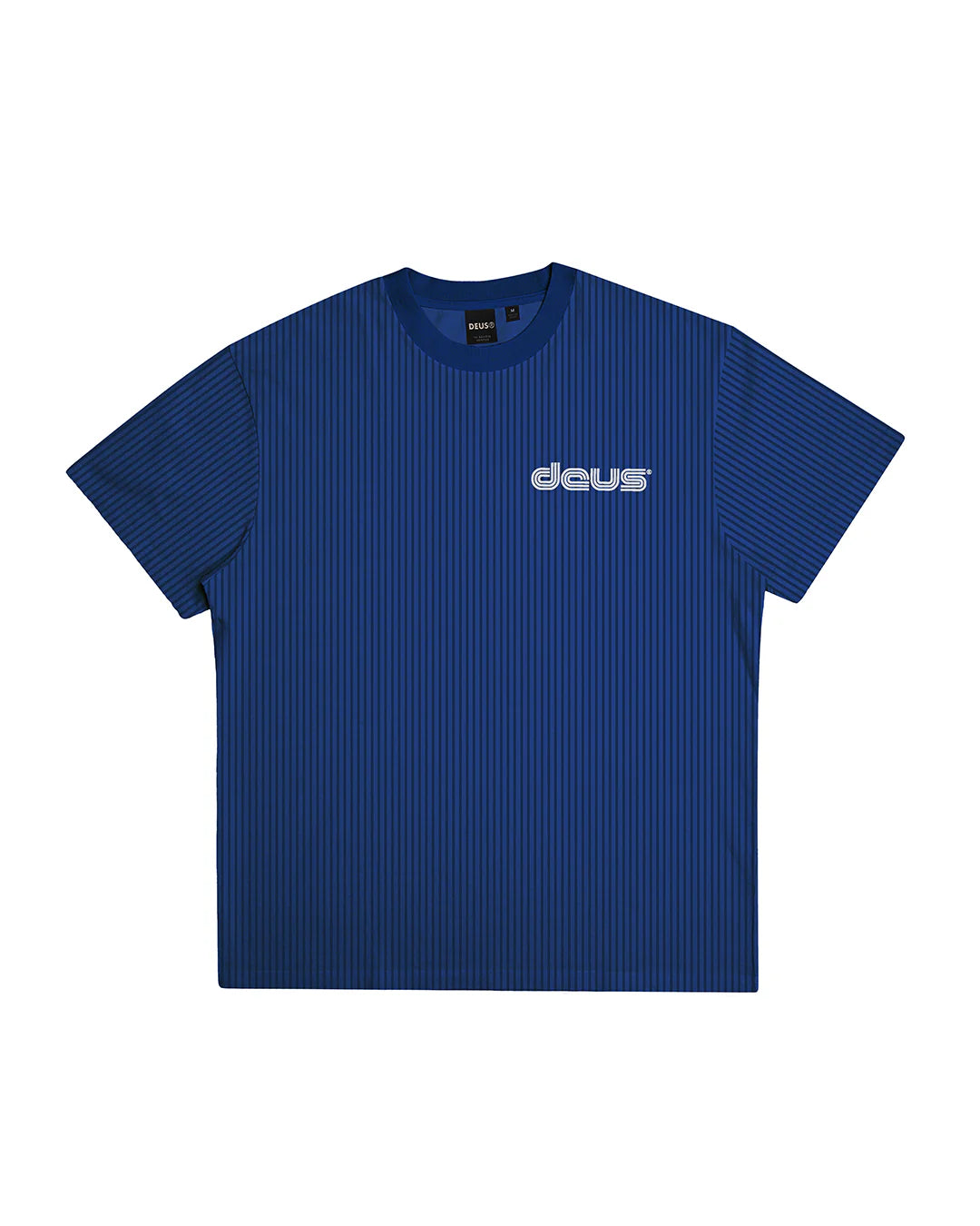 DEUS EX MACHINA SPLIT LANE TEE - ESTATE BLUE