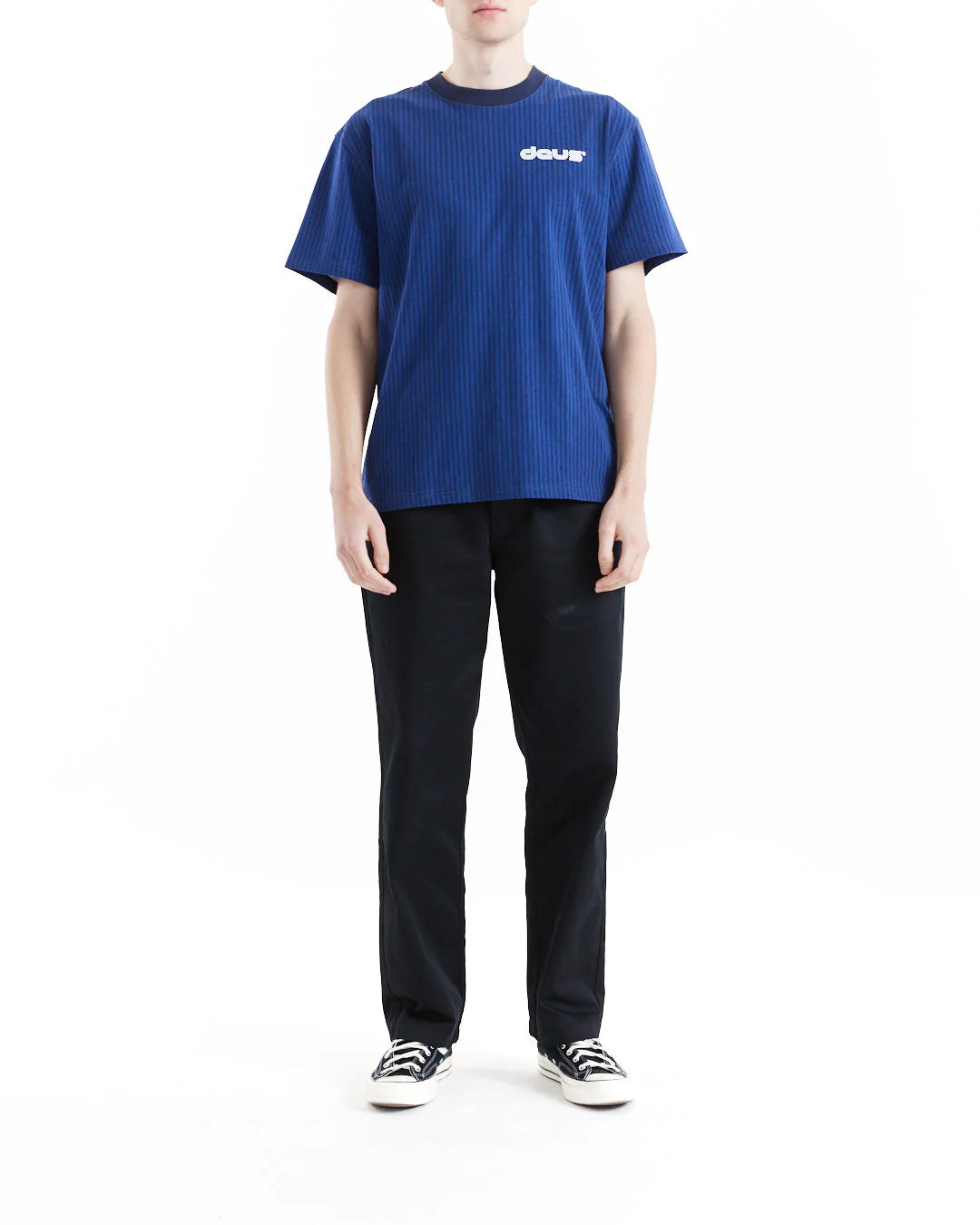 DEUS EX MACHINA SPLIT LANE TEE - ESTATE BLUE