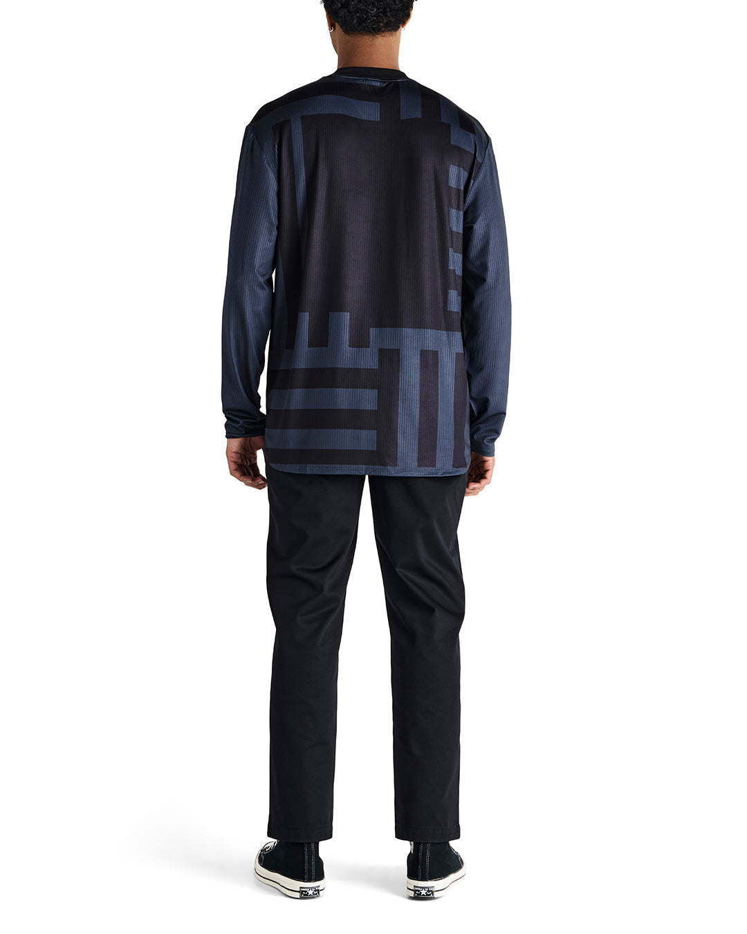 DEUS EX MACHINA BLACKOUT MOTO JERSEY - BLACK