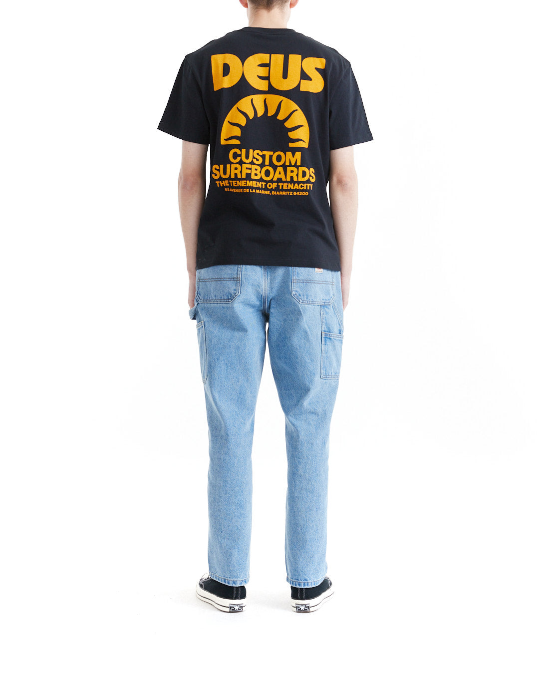 DEUS EX MACHINA MELODIES TEE - ANTHRACITE
