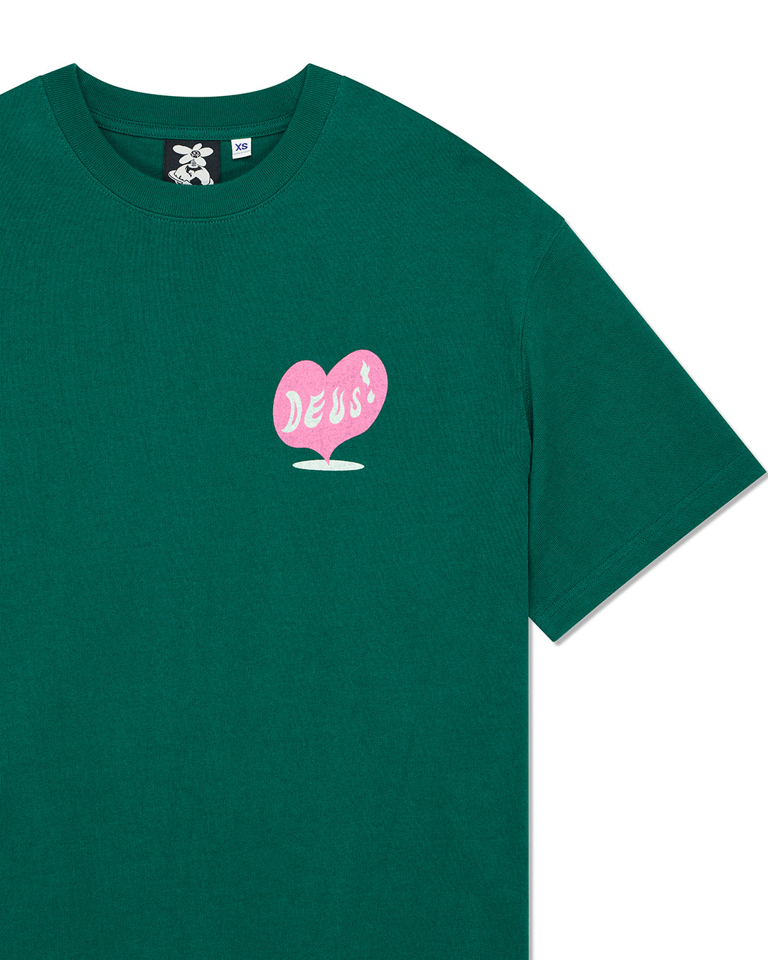 DEUS EX MACHINA DEEP CUT TEE - VERDANT GREEN