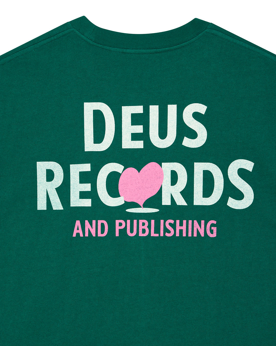 DEUS EX MACHINA DEEP CUT TEE - VERDANT GREEN