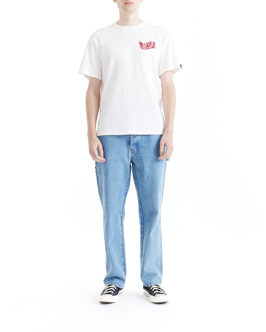 DEUS EX MACHINA JAILER SAPPY TEE - WHITE