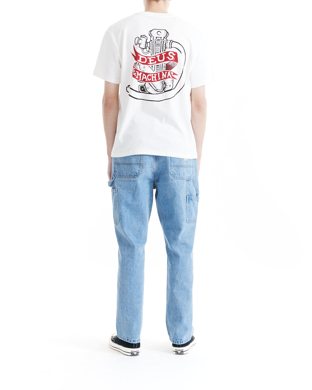 DEUS EX MACHINA JAILER SAPPY TEE - WHITE