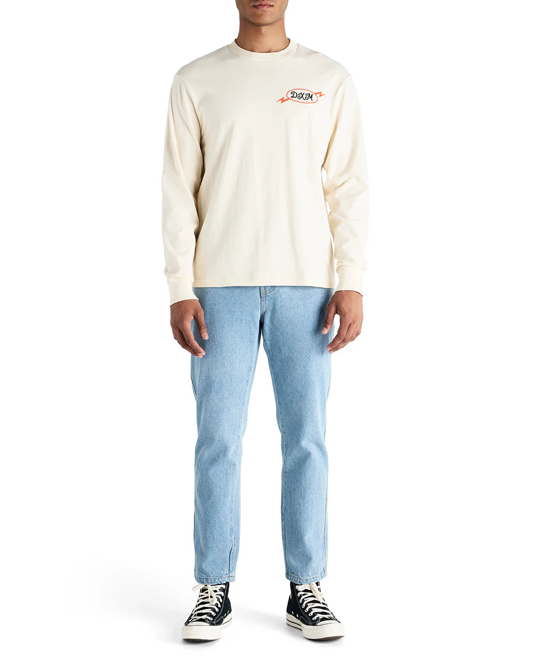DEUS EX MACHINA IOTA LS TEE - DIRTY WHITE