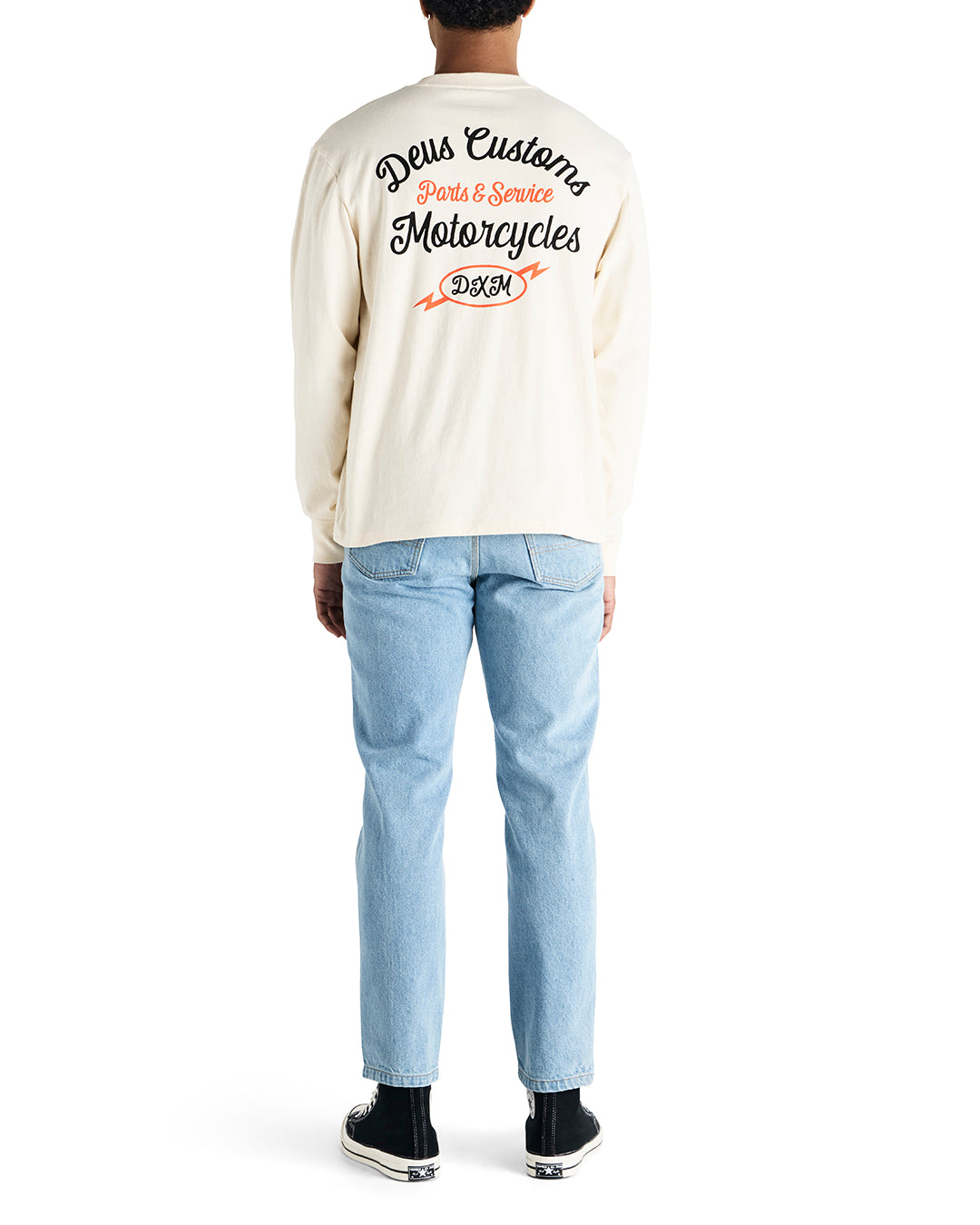 DEUS EX MACHINA IOTA LS TEE - DIRTY WHITE
