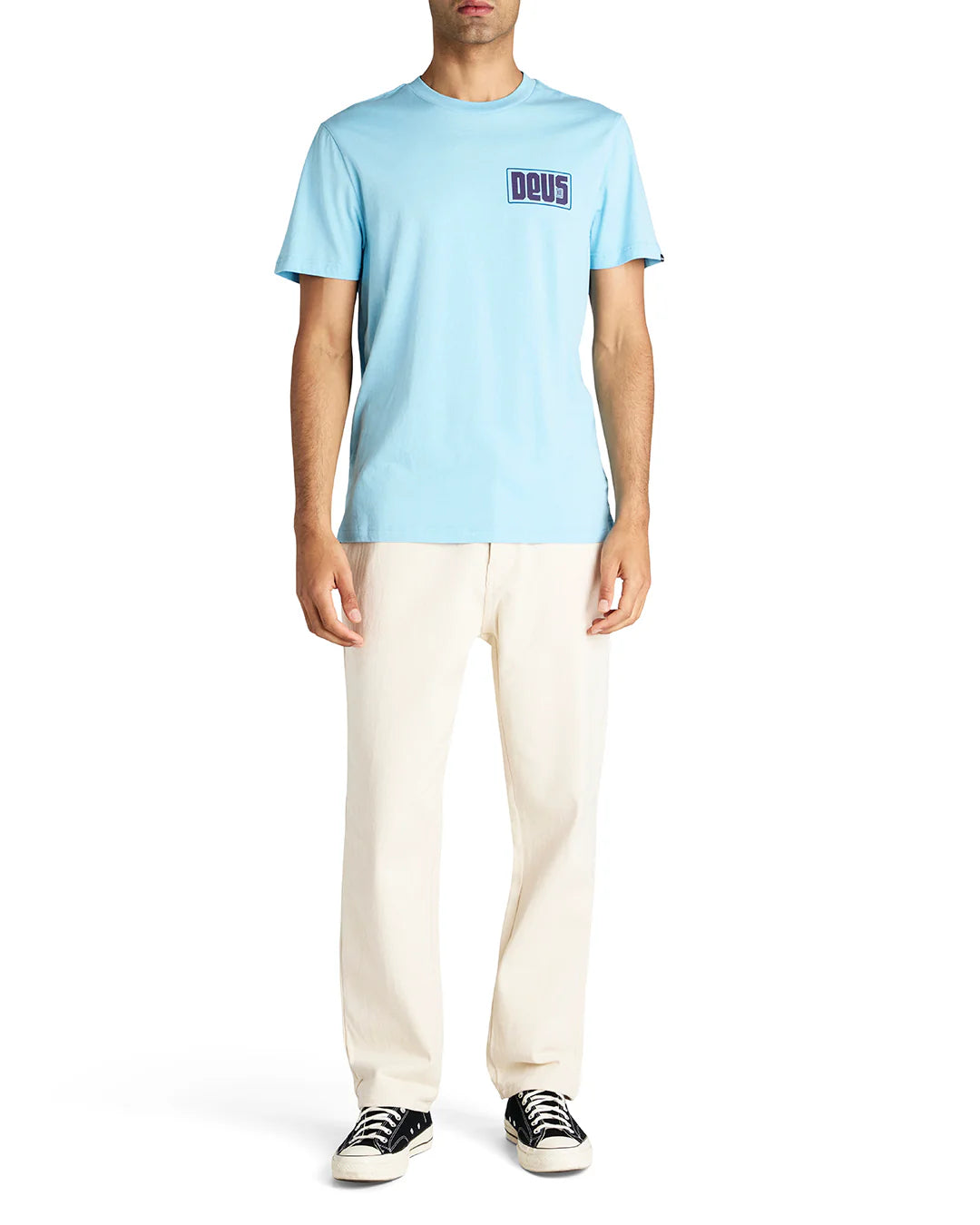 DEUS EX MACHINA OUTAGE TEE - SKY BLUE