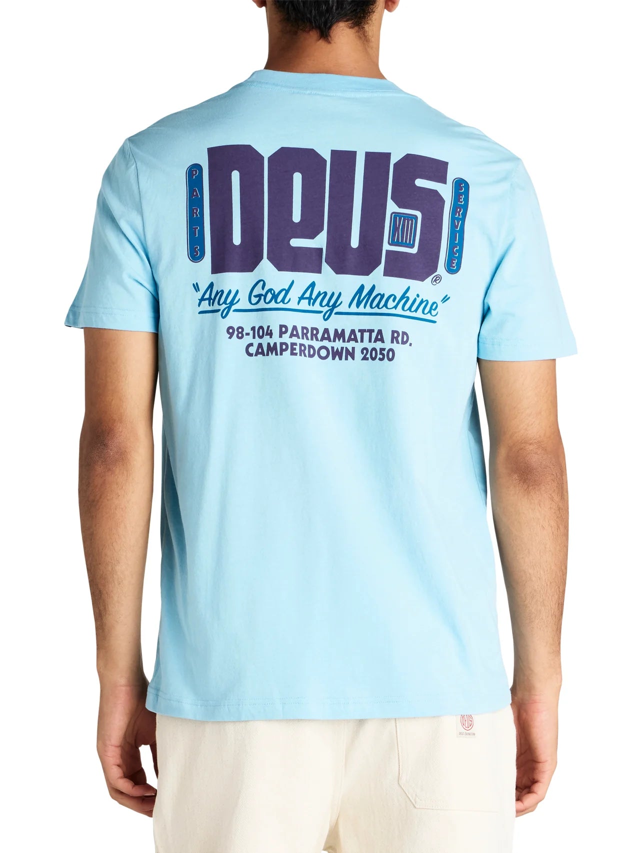 DEUS EX MACHINA OUTAGE TEE - SKY BLUE