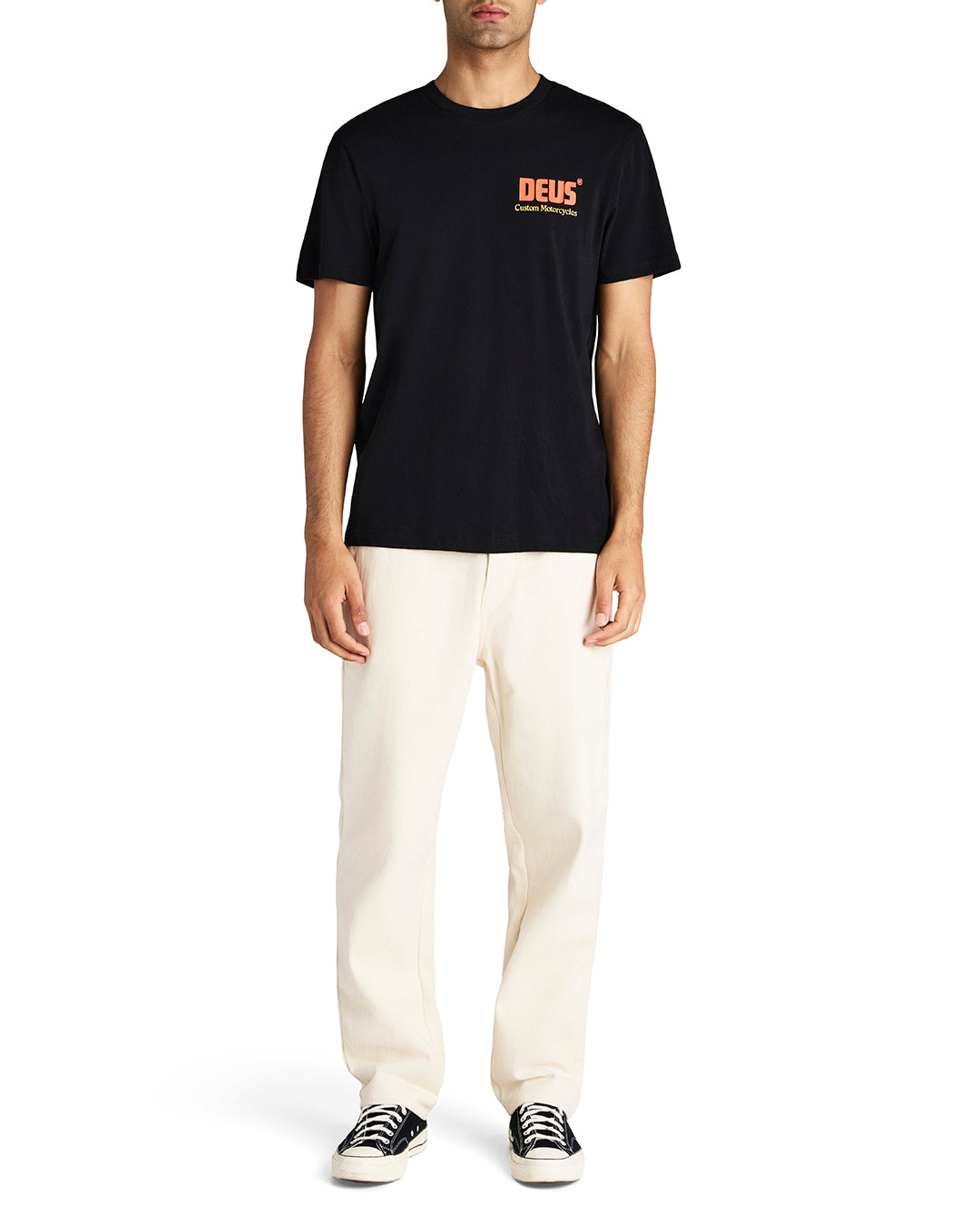 DEUS EX MACHINA DROP DOWN TEE - BLACK