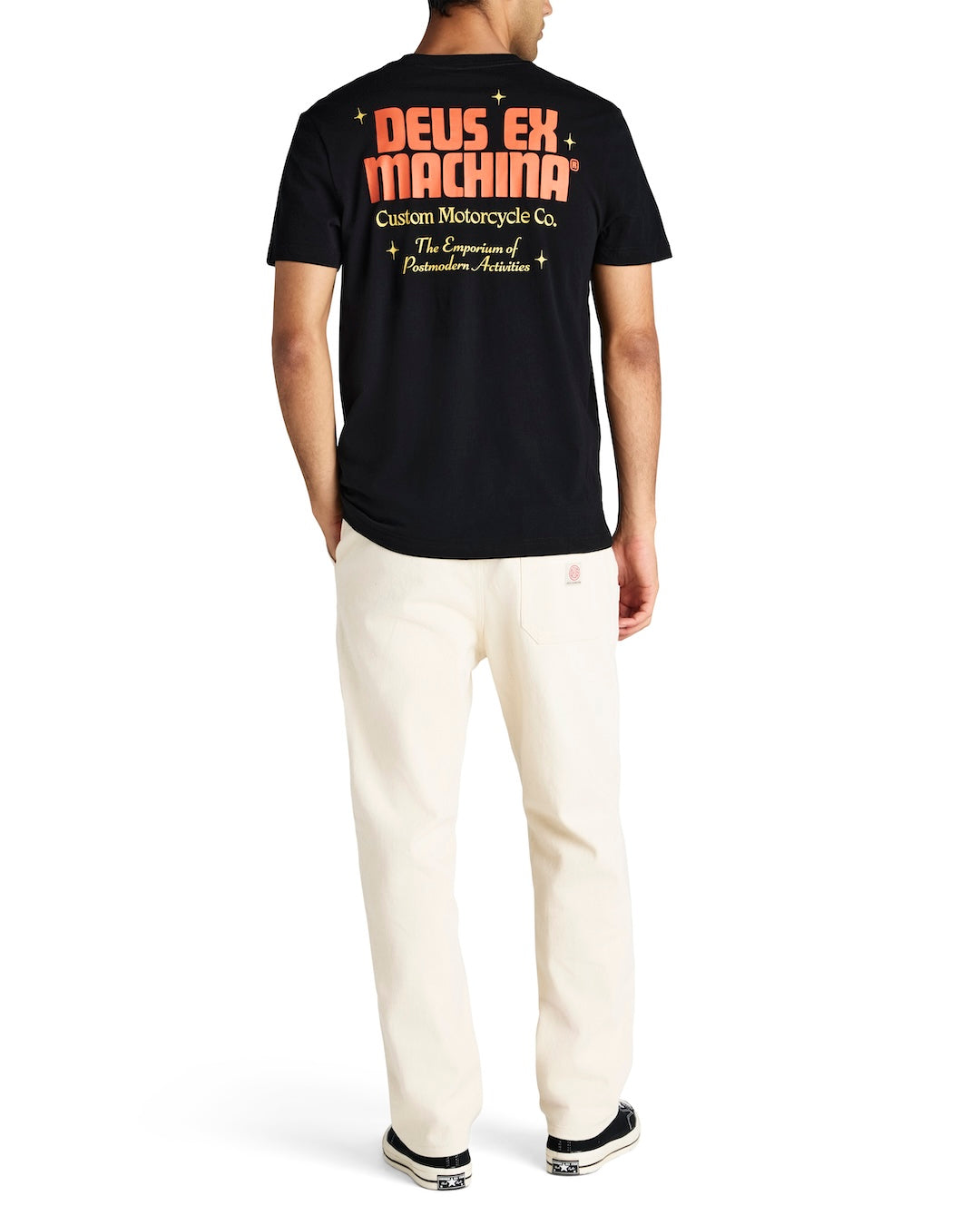 DEUS EX MACHINA DROP DOWN TEE - BLACK