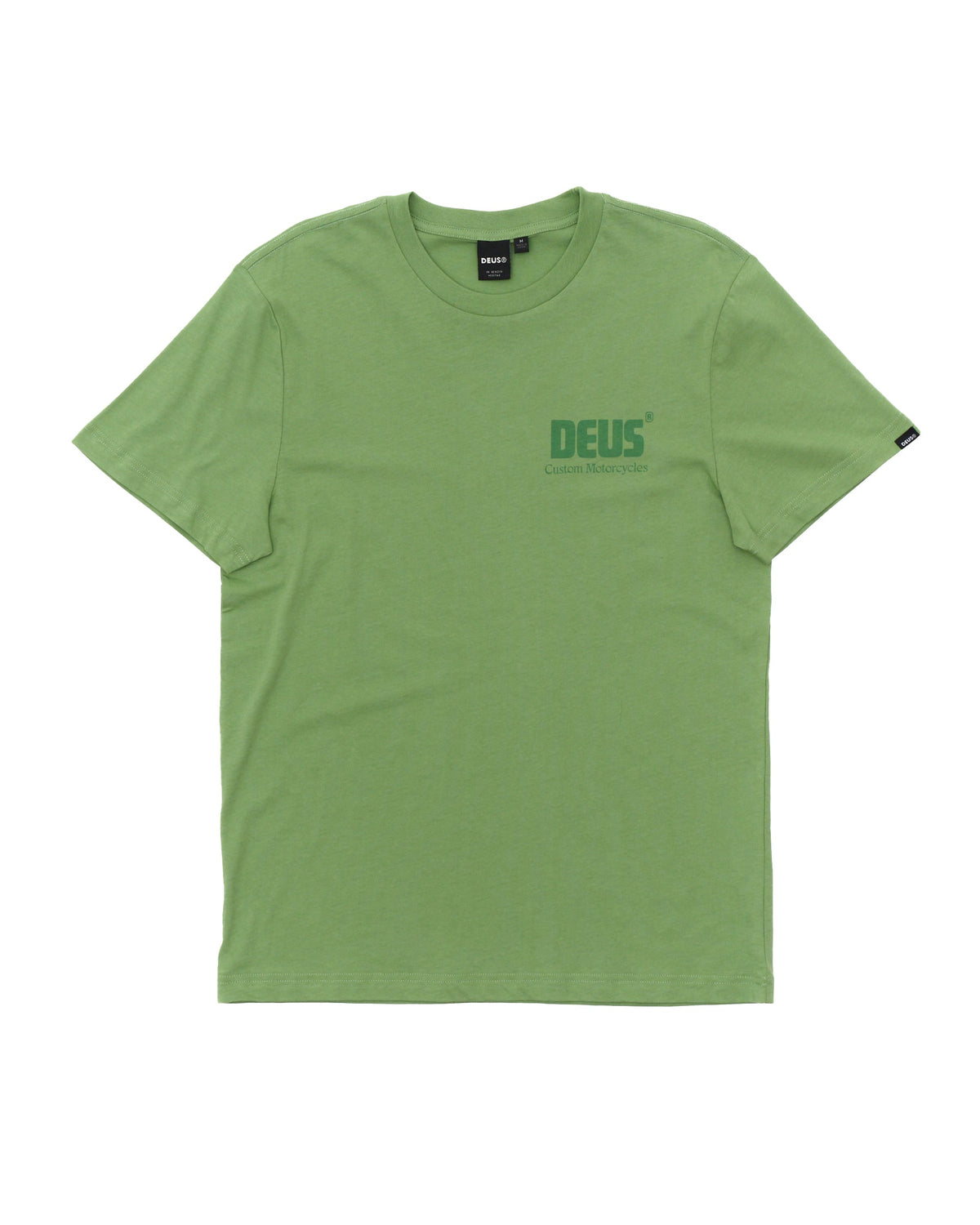 drop-down-tee-tendril-green|Flatlay