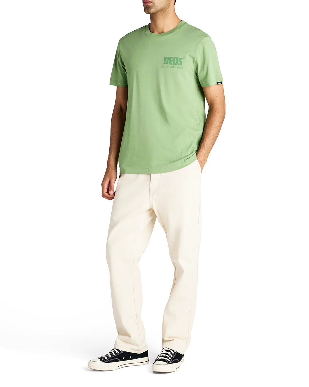 DEUS EX MACHINA OVERBITE TEE - DIRTY WHITE