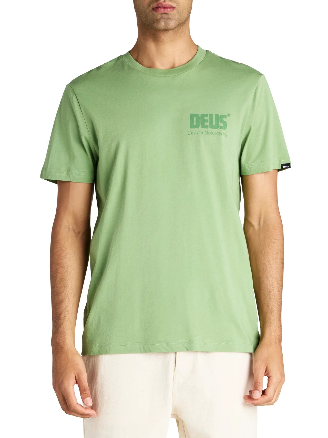 DEUS EX MACHINA DROP DOWN TEE - TENDRIL GREEN