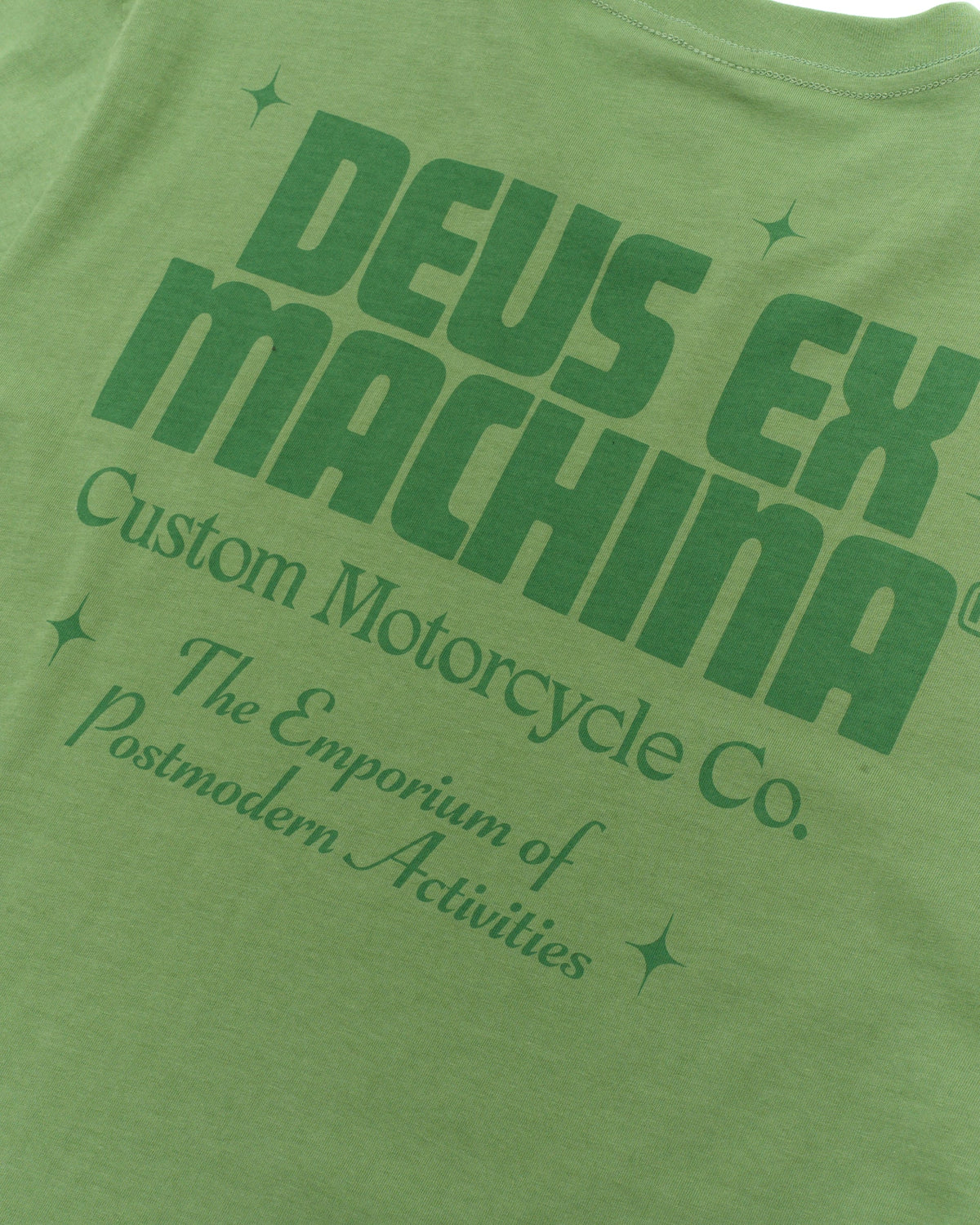 DEUS EX MACHINA DROP DOWN TEE - TENDRIL GREEN