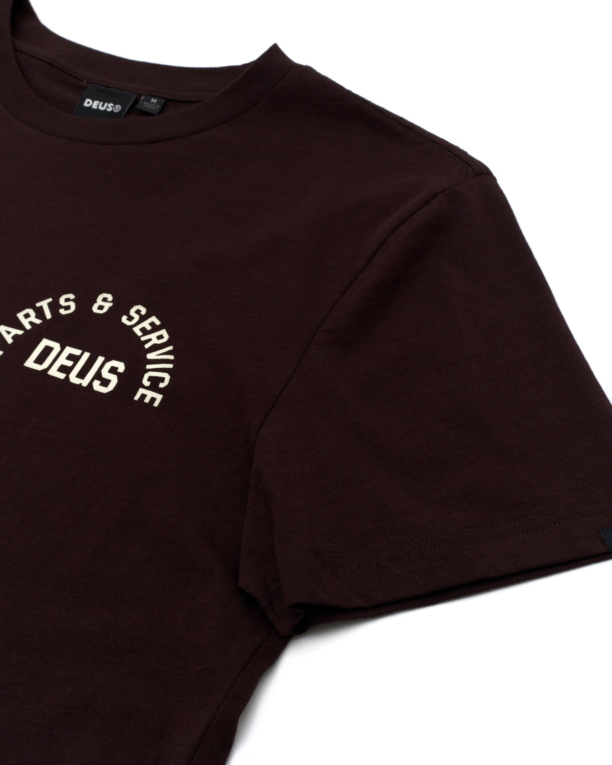 DEUS EX MACHINA TROOP TEE - CHOC PLUM