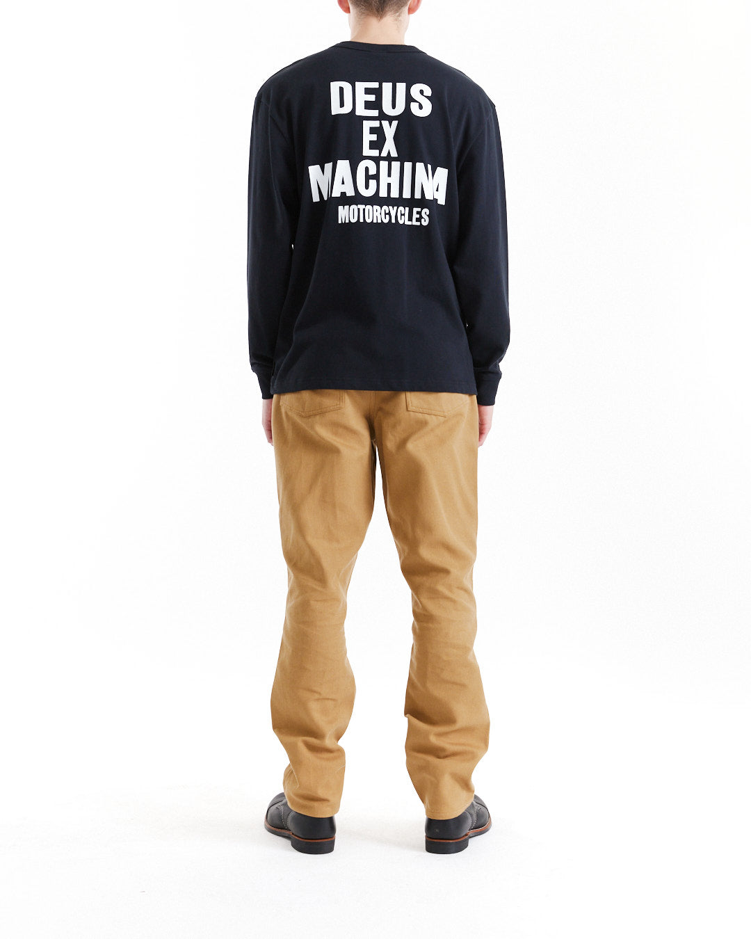 DEUS EX MACHINA RIDE READY LS TEE - BLACK