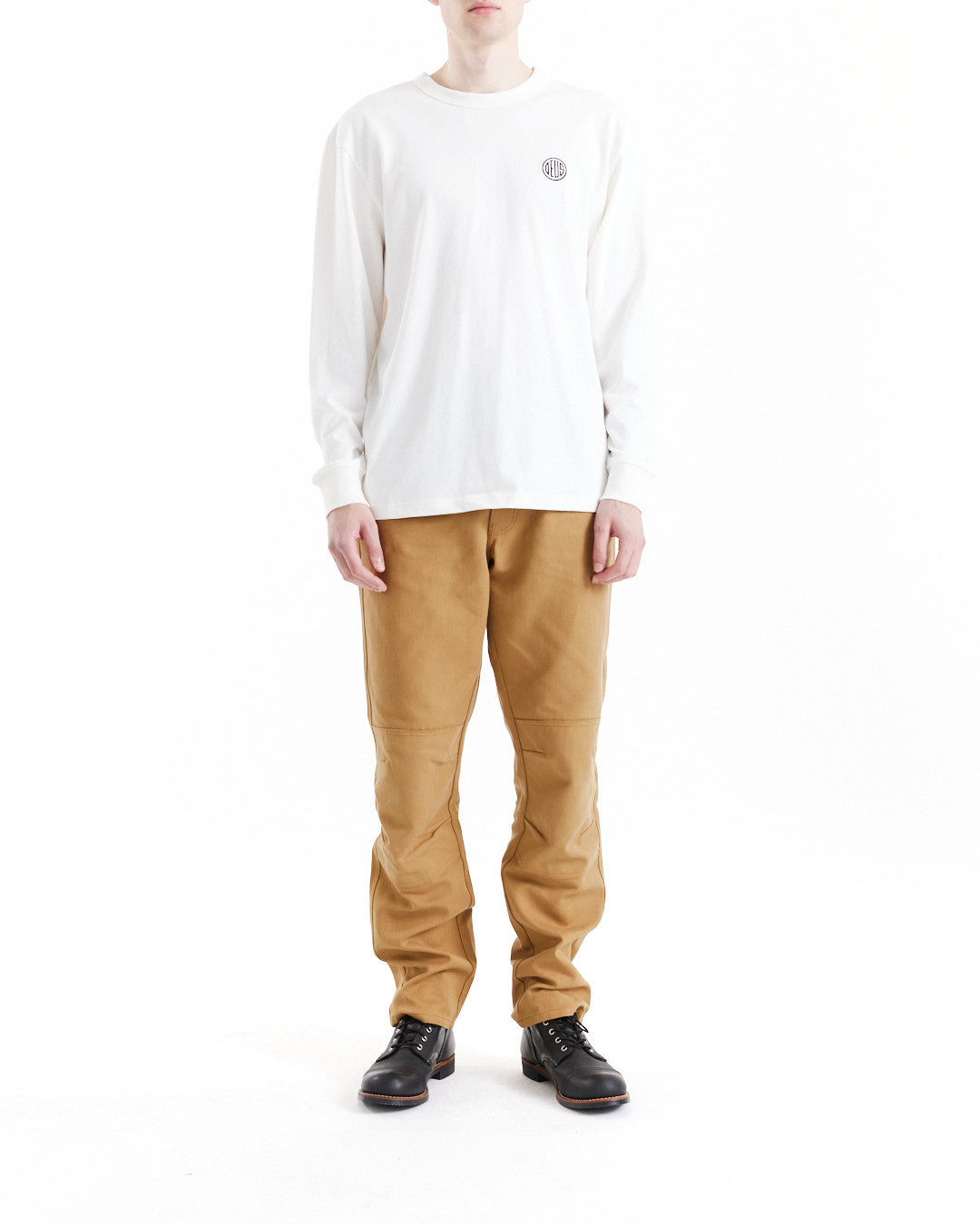 DEUS EX MACHINA RIDE READY LS TEE - VINTAGE WHITE