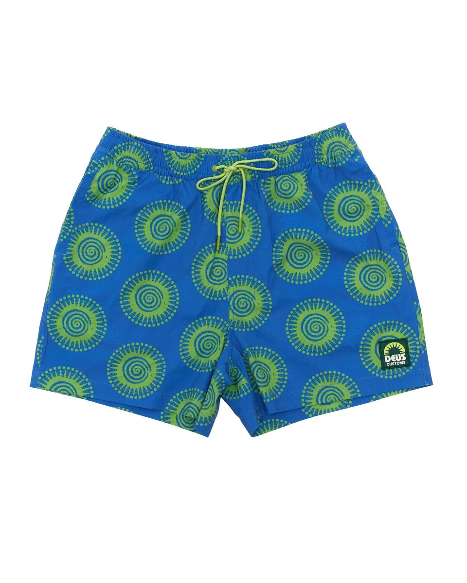 DEUS EX MACHINA PORTAL BOARDSHORT (MESH) BLUE