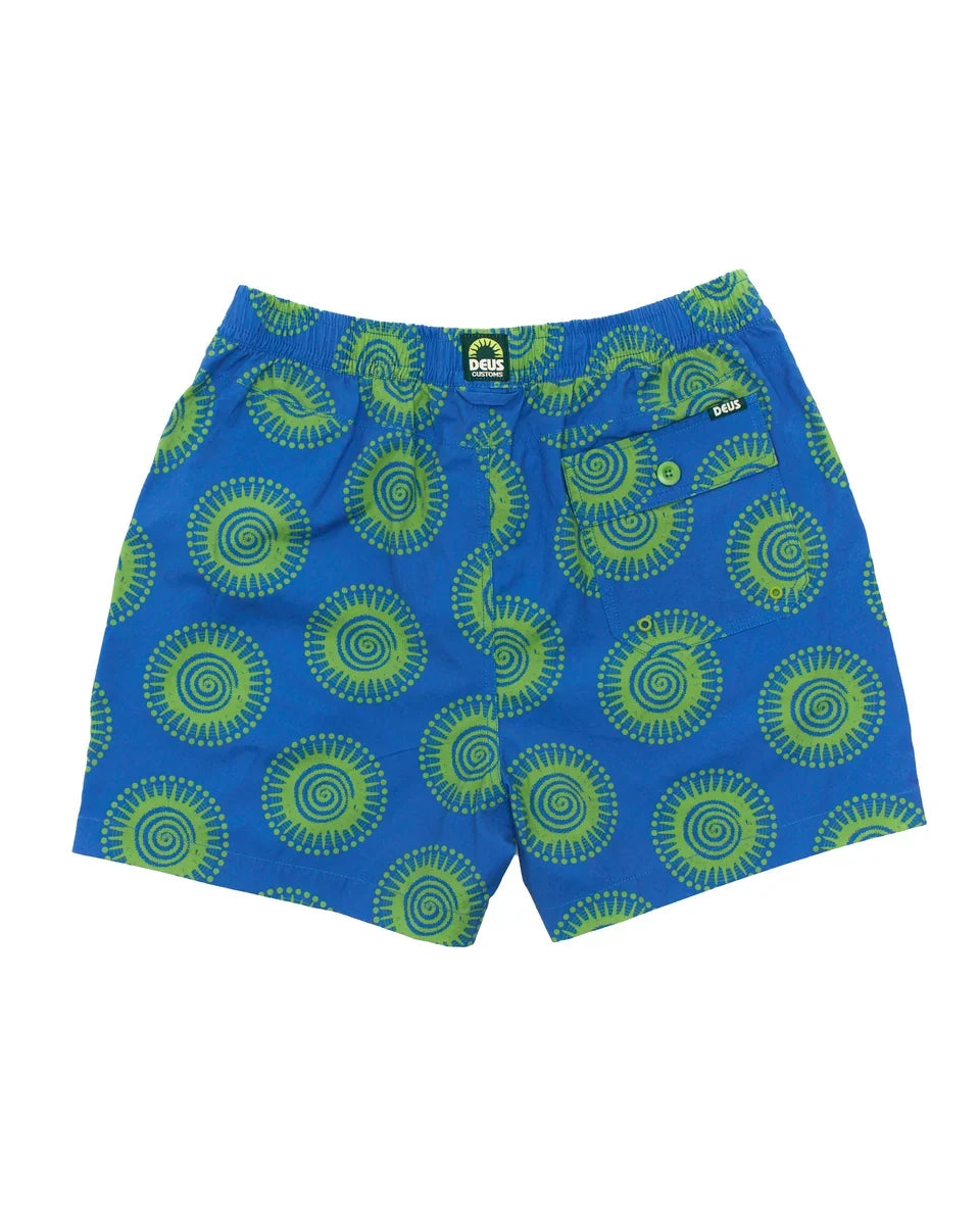 DEUS EX MACHINA PORTAL BOARDSHORT (MESH) BLUE