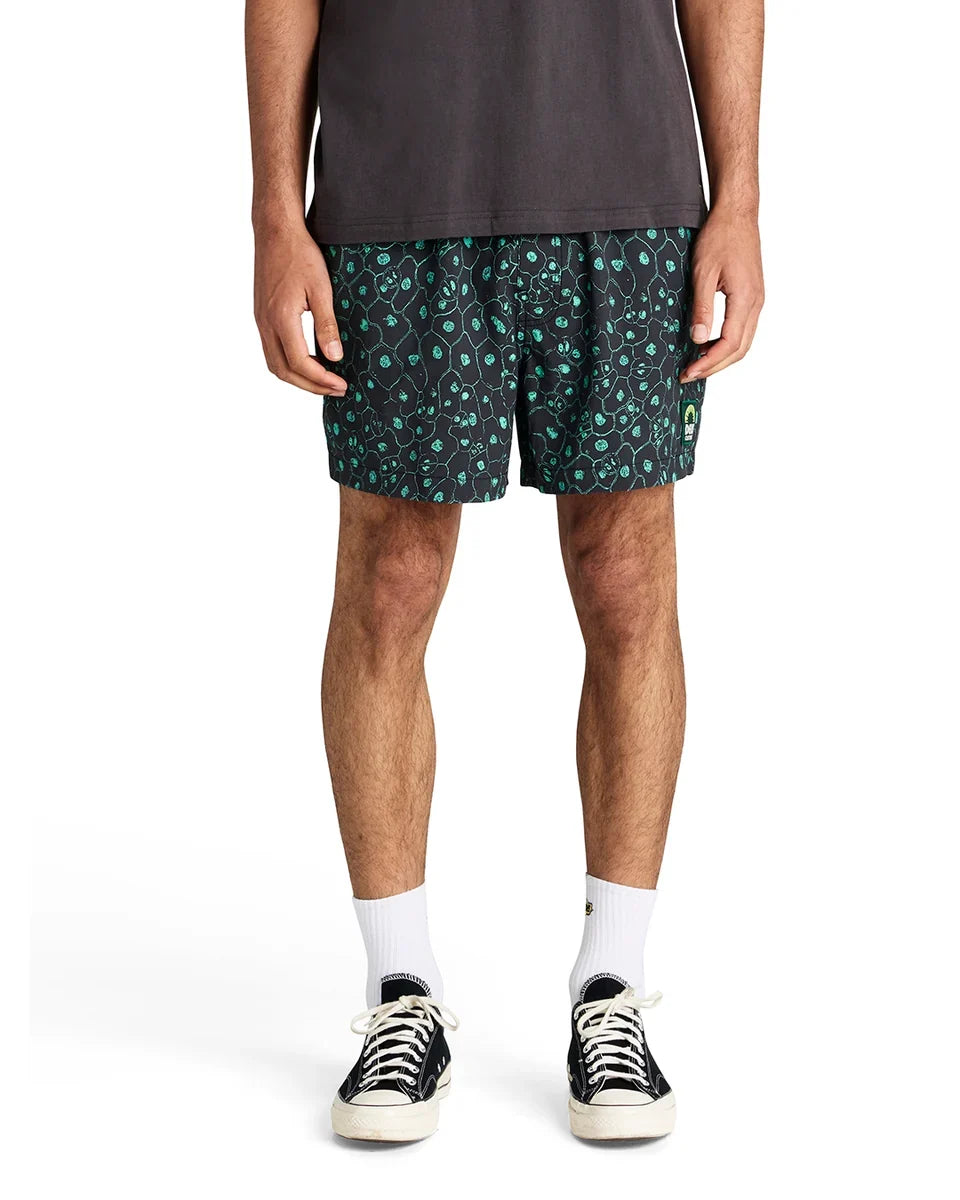 DEUS EX MACHINA PLANT CELL BOARDSHORT (MESH) BISCAY GREEN