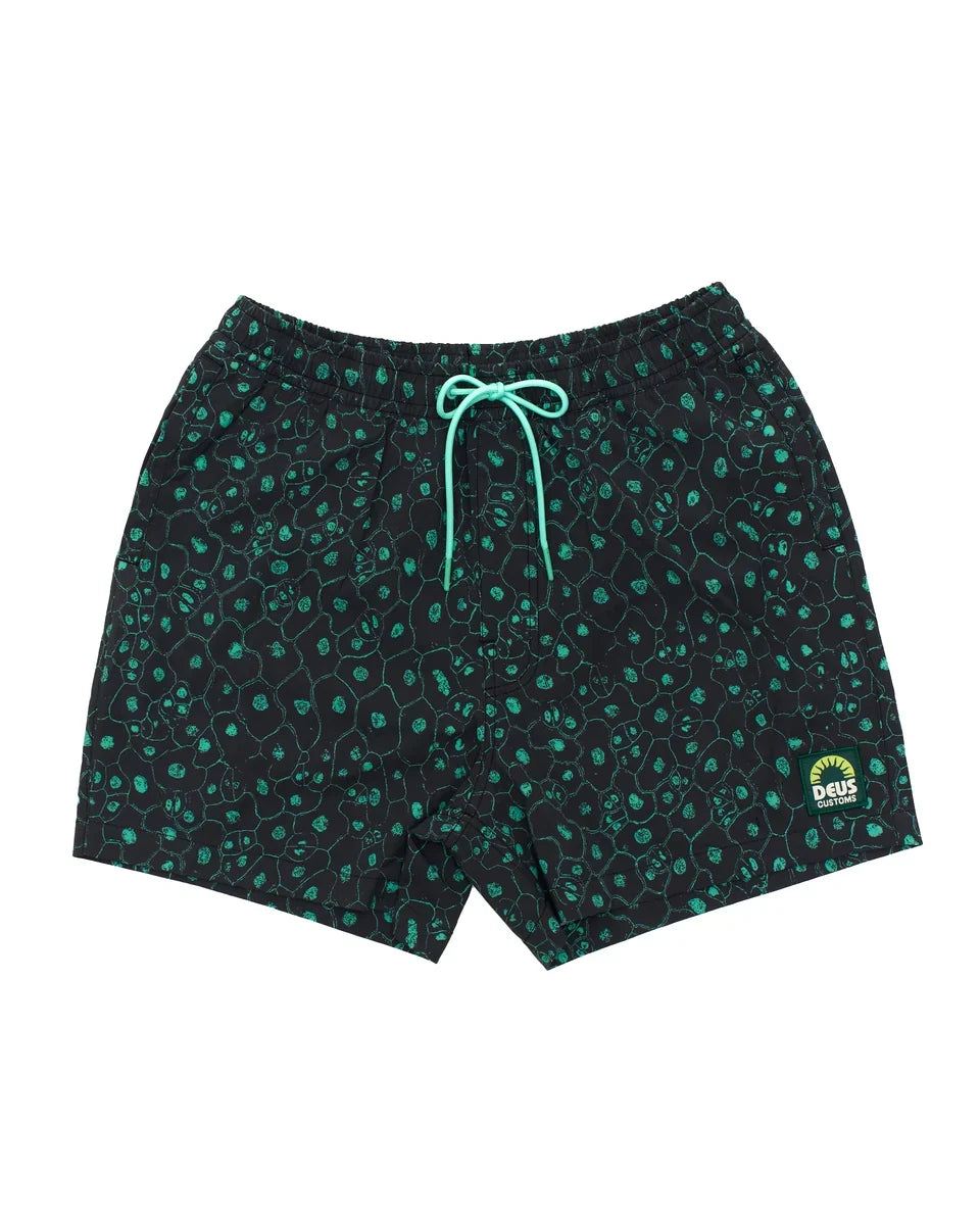 DEUS EX MACHINA PLANT CELL BOARDSHORT (MESH) BISCAY GREEN