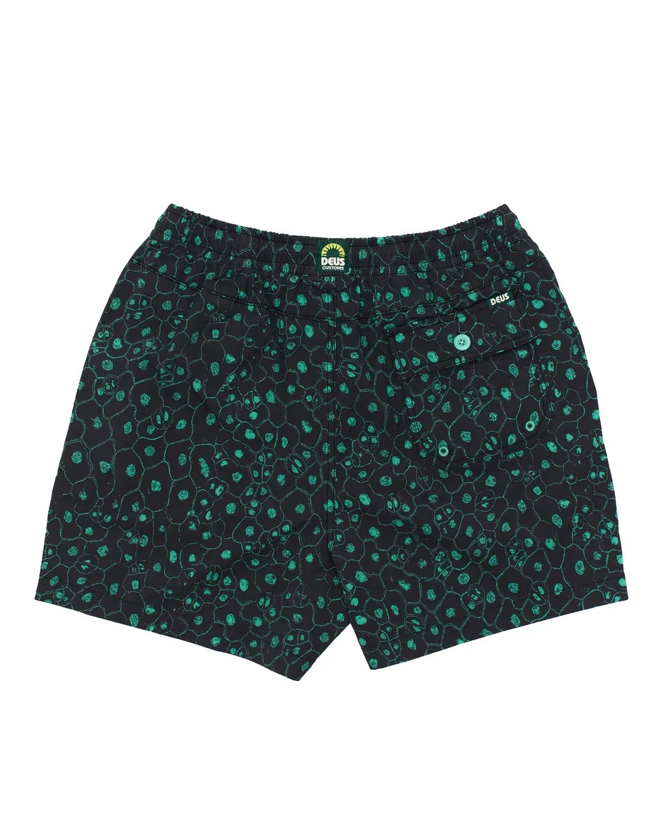 DEUS EX MACHINA PLANT CELL BOARDSHORT (MESH) BISCAY GREEN